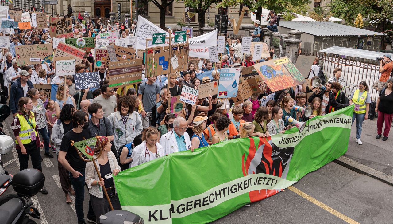 Manifestation nationale pour le climat 2023, Berne